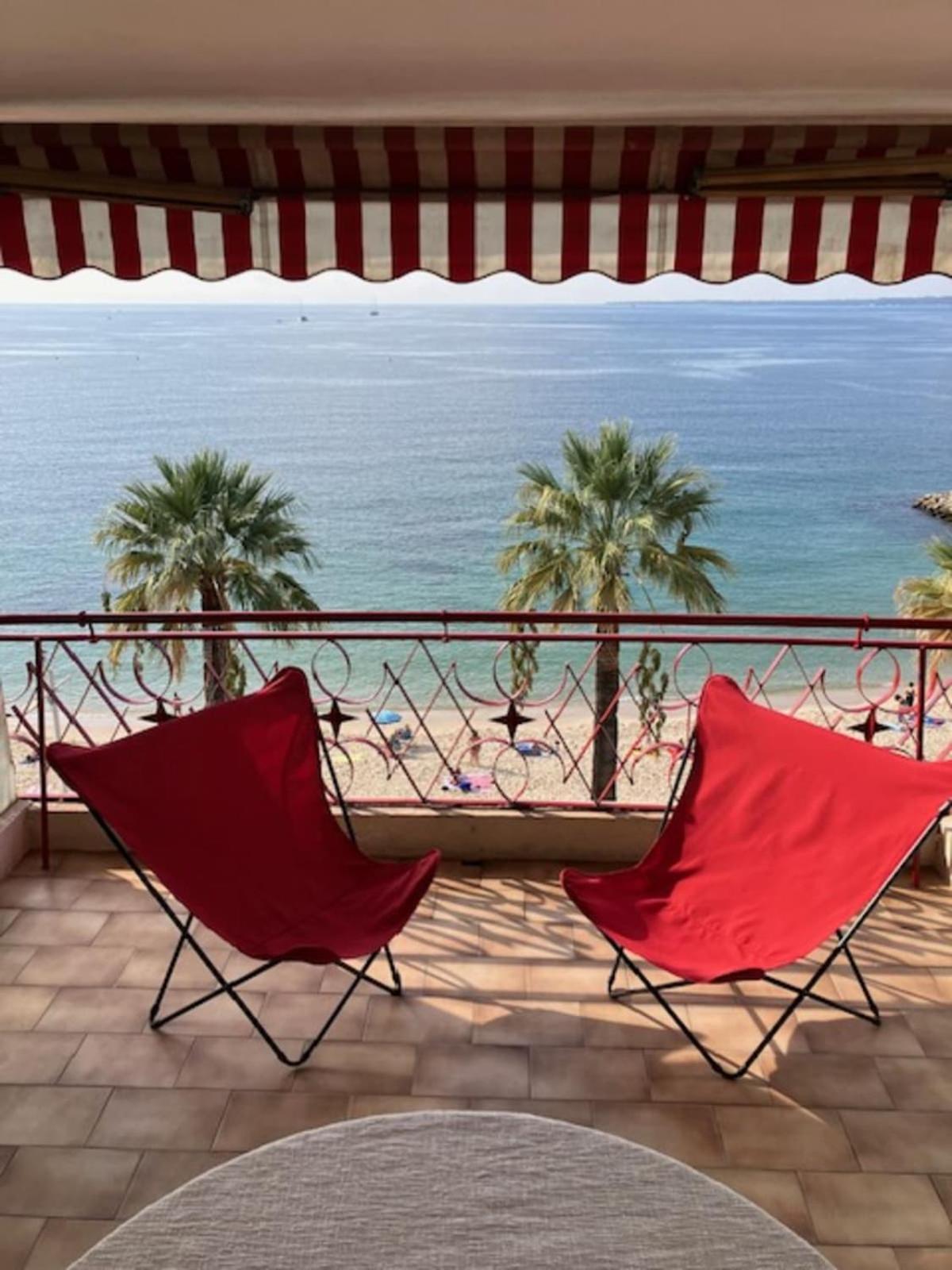 Studio 29 M With Terrace And View On The Beach 昂蒂布 外观 照片